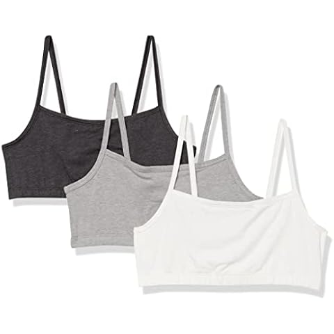 Hanes Women's Bralette 3-Pack Crop Tops Cover