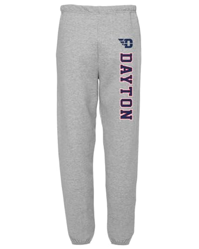 University of Dayton Vertical Men's Jogger Sweatpants, Athletic Heather, M