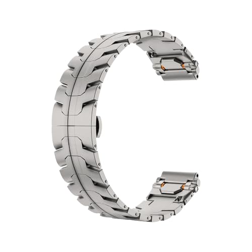 Bracelet montre 20mm 22mm en métal pour Huawei GT4 pro et Samsung Galaxy Watch 6 au bureau
