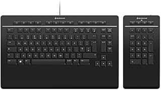 3Dconnexion Keyboard Pro with Numpad - Keyboard and numeric pad set - USB - QWERTY - UK