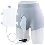 SorealGroup External Catheter for Men with Silicone Urine Bag (1000ml) | Male Incontinence Devices Underwear with Reusable Catheter Tube 39.4in, Adjustable Anti-Slip Straps | Urinals for Men at Home