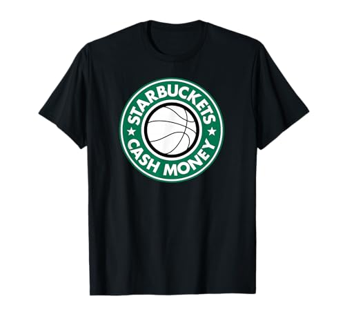 Starbuckets Cash Money Basketball T-Shirt