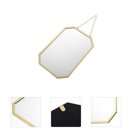 Miroir mural rectangulaire suspendu sans perçage pour faïence salle de bain - 7