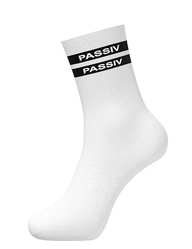 Fairytale Creations PASSIV Socken – Bottom & Sub Socks für die queere Community | Unisex Crew Socks Größe 41–46 | Fetisch Pride Mode | LGBTQ+ Erotik & BDSM Socken