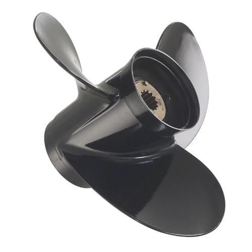 Hélice Quicksilver Black Diamond 9x10 pour moteur hors-bord en aluminium