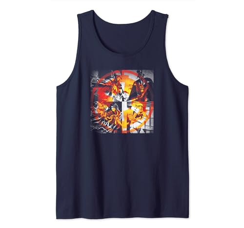 Débardeur Star Wars Dark Red Force vêtement été coton sans manches