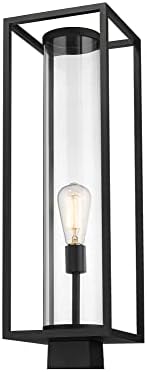 Z-Lite 1 Light Outdoor Post Mount Fixture 584PHBS-DBZ-OBS, Brass