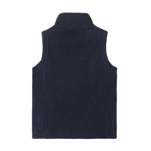 Image of LittleSpring Boys Girls Fleece Vest Sleeveless Jacket Full-Zip Fall Winter Warm Outerwear
