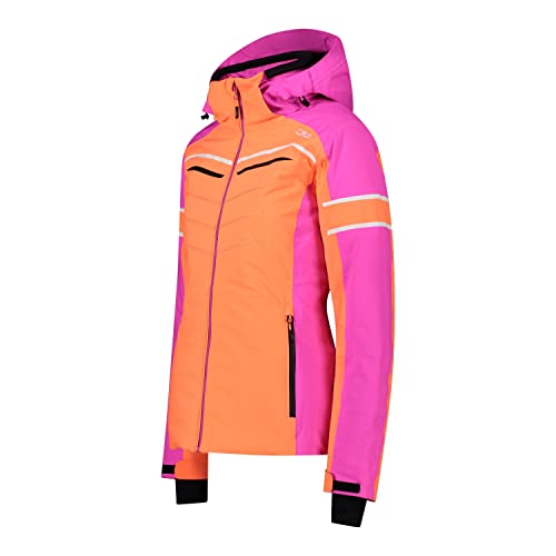 CMP Giacca con Cappuccio e Zip, Flamingo Fluo, EU
