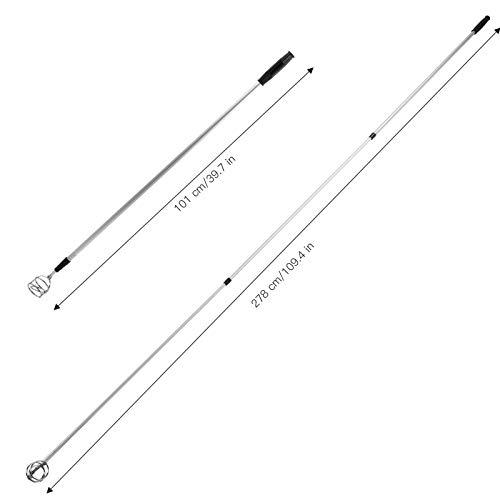 Raccoglitore per Palline da Golf telescopico Portatile a 3 sezioni in Lega di Alluminio Forniture per Stadio da Golf Sportinggoods Golf Sportinggoods Golf Peschino Golf Telescopico