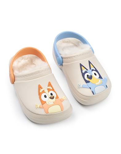 Image of Bluey Clogs for Kids Slip On Footwear with Puppy Novelty Charms | Options | Slippers Sandals Sliders with Adjustable Strap