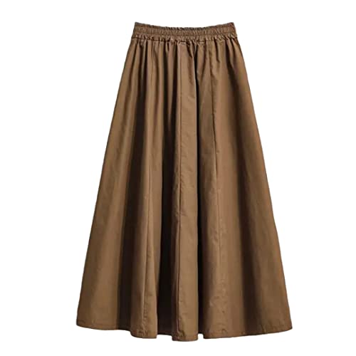 Jupe longue ample femme taille haute élastique pour en finir avec les vêtements serrés