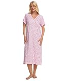 Suzy & Me Plus Size 100% Jersey Cotton Nightshirt (RASPBERRY FREESIA 22-24)