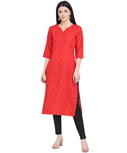 Image of LookMark Women's Crepe Regular Kurta