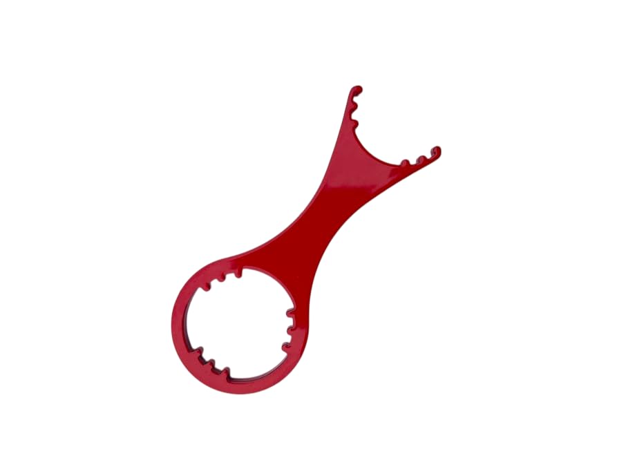 Generic Steel Die Wrench for Lee Precision Reloading Dies Using Spline Nuts Breech Lock, Red