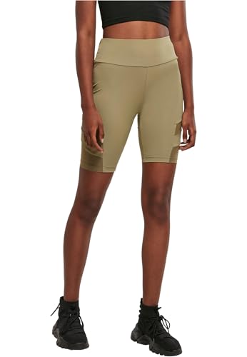 Short de yoga respirant avec empiècements mesh et taille haute