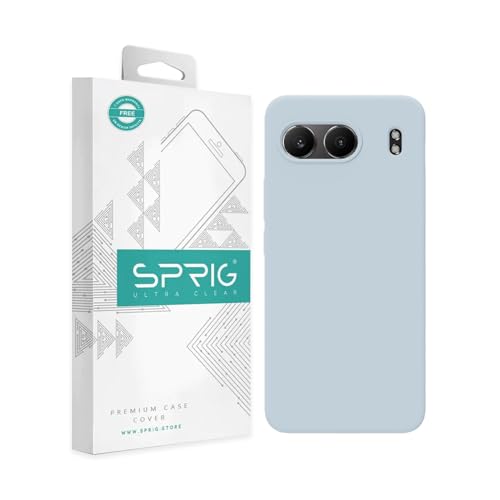 Image of SPRIG Compatible with OnePlus Nord 4 Premium SilkTone Back Cover Drop Tested Shock Proof Mobile Case for Men, Women, Boys and Girls with Camera Protection (Pastel Light Blue)