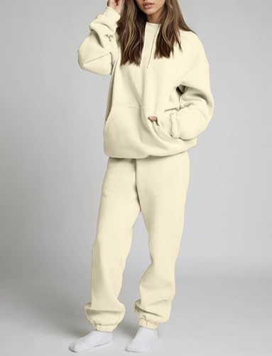 OLAPTA Airplane Travel Mode 2 Piece Outfits Eye Mask Built-In Oversized Hoodies Comfort Sweatpants Men Women Tracksuits Sets2