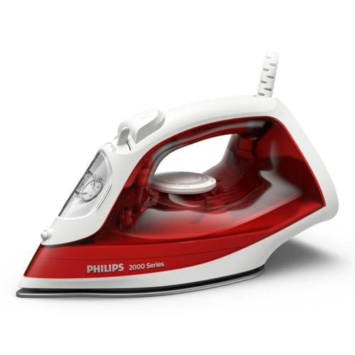 Riferimento: S91110467 Philips - DST2010/40 Fer a repasser Série 2000 - Débit de vapeur 25 g/min - 2000 W - Rouge
