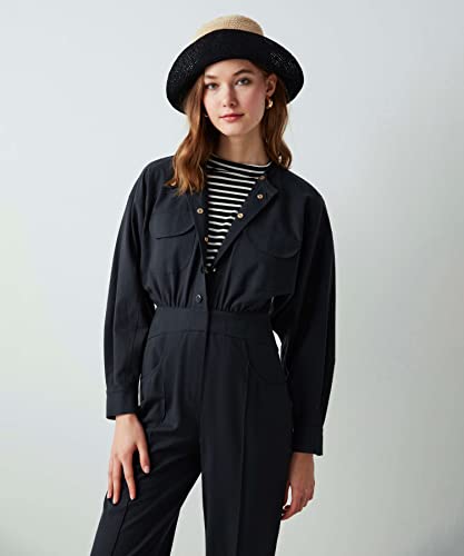 Overol para mujer IPEKYOL mono largo casual cómodo de vestir 3