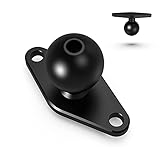 1 Zoll Kugelkopf Verbindungsstange Diamant Basis Gimbal Hohl Adapter-Telefon halterungen Zubehör, GPS-Kugelkopfsystem Kompatibel mit RAM Mount-iMESTOU-Halterungen (1Stk, SZZS-R4), Black, one size