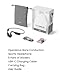 SHOKZ OpenMove - Open-Ear Bluetooth Sport Headphones, Bone Conduction Wireless Earphones, Sweatproof for Running and Workouts, with Sticker Pack, Grey