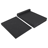 Almohadillas de aislamiento para monitor de estudio: estas almohadillas para altavoces funcionan perfectamente con monitores, subwoofers y altavoces. cojín de aislamiento de ruido de audio