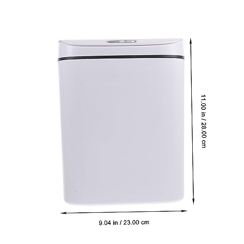 Caneca de basura rectangular con sensor de movimiento miniatura 4