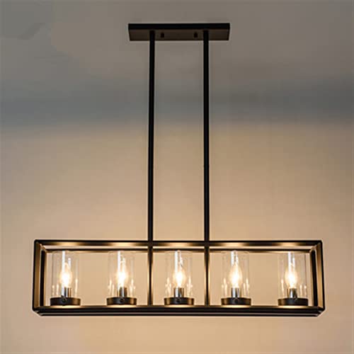 Suspension îlot de cuisine vintage pour illuminer vos repas en famille sous un plafond rétro
