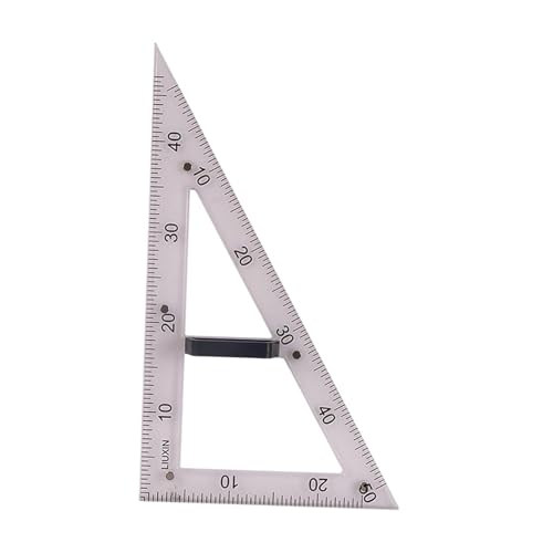 Matériel de géométrie mathématique avec grande équerre à 60 degrés transparente - 6