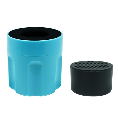 Personal Air Filter to Trap Odor & Smell, Portable & Eco-Friendly Blue HEPA Filter with 2 Replacement Cartridge, Long Lasting & Easy to Use for Home Travel Carbon Purifier AO036-1