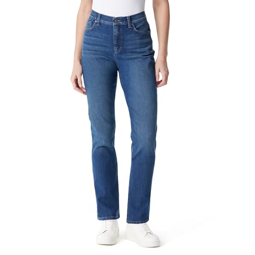 Image of Gloria Vanderbilt Womens Amanda Classic High Rise Tapered Jean Petite