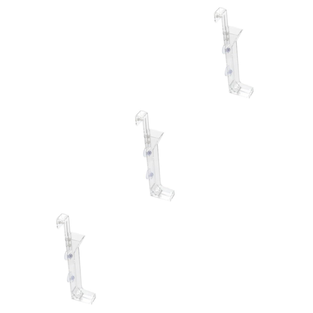 minkissy 3 Pièces Laisse Et Harnais De Tortue La Nourriture pour Poissons Tube d'alimentation en Acrylique pour Crevettes Chargeur De Crevettes d'alimentation Blanche Cristal