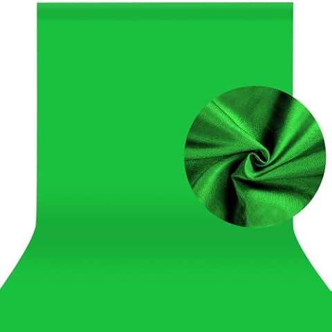 Metal Arch Backdrop Stand Set of 3 Gold Wedding Arch Stand, 6FT & 5FT & 4FT Arched Backdrop Frame, Green Screen Backdrop Background 10 x 20ft Cover