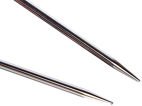 KnitPro Nova Fixed Circular Needles 47" (120cm), Silver, 3.25mm - Image 3