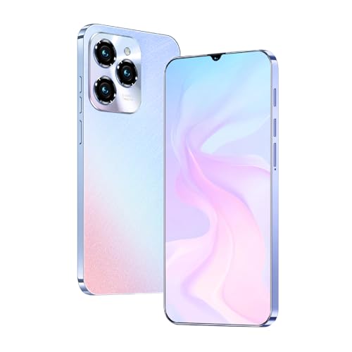 DEMANN GMBH Desbloquear el teléfono, Pantalla de 6.75 Pulgadas, 4GB RAM + 64GB ROM/TF 256GB, Cámara Doble, Soporte 4G LTE FDD TDD, Doble Tarjeta sim, Adecuada para Principiantes. (White)