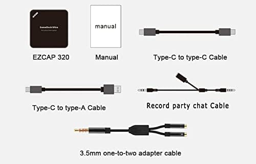 Miniatura 9 de YH - Tarjeta de captura de juegos HDMI transmisión en vivo y grabación en 4K30P o 1080P 120HZ paso de vídeo HDR hasta 240 fps latencia ultrabaja y