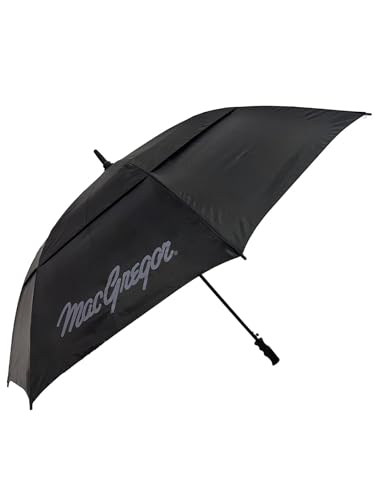 MacGregor 64" Dual Canopy Golf Umbrella Black