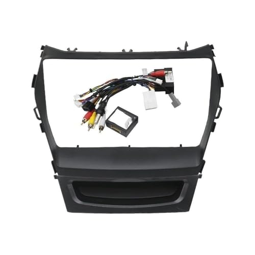 Panneau autoradio 2 DIN 9 pouces pour Hyundai IX45 Santa Fe 2013-2018 cadre avec canbus