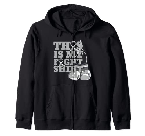 This Is My Fight Shirt Brain Cancer Fighter Support Strong Sudadera con Capucha