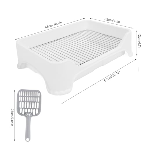 Bandeja de Banheiro para Cães, Estrutura Estável, Bandeja para Ir Ao Banho de Treinamento Cães (Bran