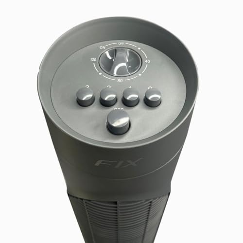 Ventilador de Torre com 3 Velocidades, 50W, 86cm de Altura, Motor Silencioso, 220V, Potente Silencio