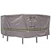 DUCKCOVERS Soteria Waterproof 108 Inch Round Patio Table with Chairs Cover, Outdoor Table and Chair Cover