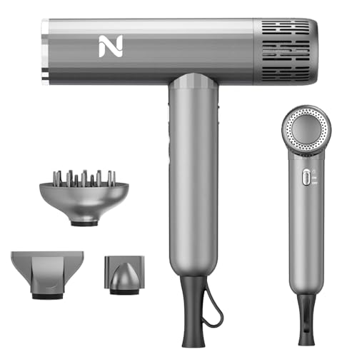 Image of Natrial Hair Dryer with Diffuser, 1600W High-Speed Blow Dryer for Women