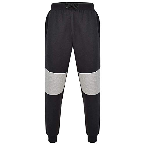 Kam Hombre Talla Grande Raya Chevron Pantalones Jogging (229) - Multicolor, 3XL/31 (Pecho 46-48/L31 Pulgadas)