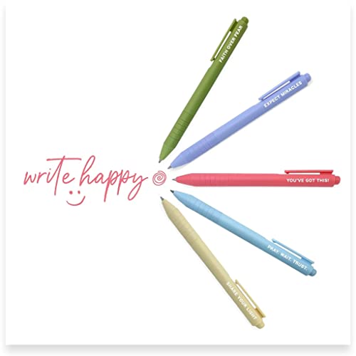 Set de 5 bolígrafos de gel Doodle Beads Write Happy miniatura 2