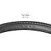 YUNSCM 2-PCS 24x1 3/8 (37-540) Road Bike Tires Compatible Wheelchair Tires 24 x 1 3-8 24 x 1 3/8 Bike Bicycle Tires (Y-768)