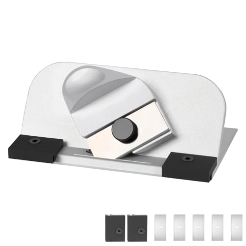 BigKing Cortador de paspartú con cuchillo de seguridad automático, cortador profesional de 45°, con ajuste de profundidad, portátil y preciso para marcos de fotos, fotos, cartón, manualidades y