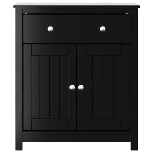 Muebles de baño de pino negro BERG para maximizar tu espacio de aseo 4