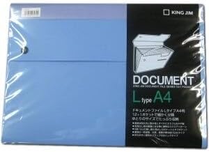 King Jim 2276 Document File, A4, Blue